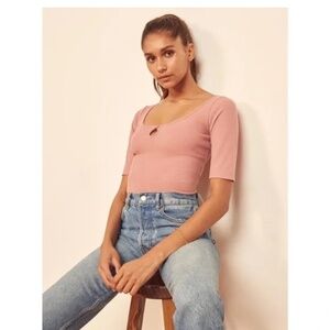 Reformation Kourtney Top Size Small